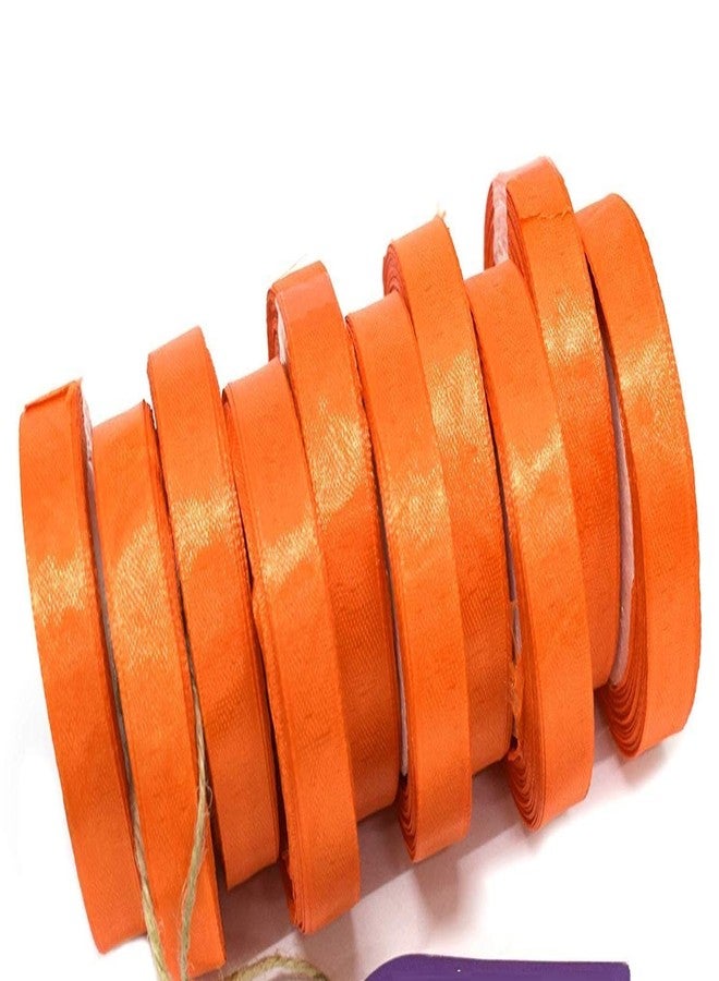 ProKart Craft Satin Ribbon for Decoration, Gift Wrapping, and Other Multi-Purpose Use (Pack of 5, Colour:- Multi- Colour, Size:- 0.25 Inch) 18 metres Approx (Green) - Image 4
